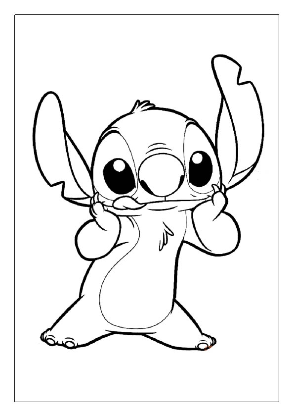 Lilo and Stitch coloring pages, free printable coloring sheets for kids